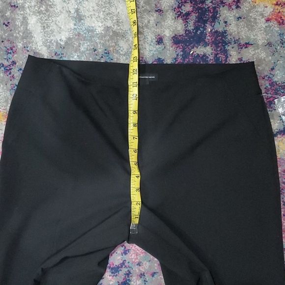 INC Black Straight Leg Pants Size 14 - Picture 8 of 10